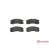 Jogo de 4 pastilhas de freio BREMBO P 24 024