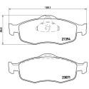 Jogo de 4 pastilhas de freio BREMBO P 24 037