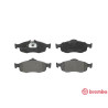 Jogo de 4 pastilhas de freio BREMBO P 24 037