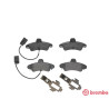 Jogo de 4 pastilhas de freio BREMBO P 24 038