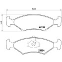 Jogo de 4 pastilhas de freio BREMBO P 24 043