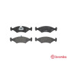 Jogo de 4 pastilhas de freio BREMBO P 24 043