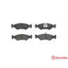 Jogo de 4 pastilhas de freio BREMBO P 24 044