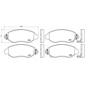 Jogo de 4 pastilhas de freio BREMBO P 24 052
