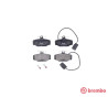 Jogo de 4 pastilhas de freio BREMBO P 24 079