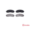 Jogo de 4 pastilhas de freio BREMBO P 24 081