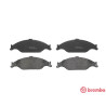 Jogo de 4 pastilhas de freio BREMBO P 24 082