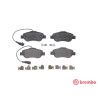 Jogo de 4 pastilhas de freio BREMBO P 24 150