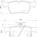 Jogo de 4 pastilhas de freio BREMBO P 24 201