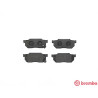Jogo de 4 pastilhas de freio BREMBO P 28 008