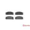 Jogo de 4 pastilhas de freio BREMBO P 28 010