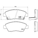 Jogo de 4 pastilhas de freio BREMBO P 28 023