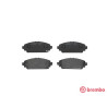 Jogo de 4 pastilhas de freio BREMBO P 28 031