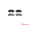 Jogo de 4 pastilhas de freio BREMBO P 28 033