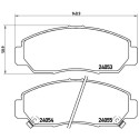 Jogo de 4 pastilhas de freio BREMBO P 28 047
