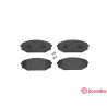 Jogo de 4 pastilhas de freio BREMBO P 28 049