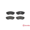 Jogo de 4 pastilhas de freio BREMBO P 30 002