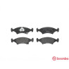 Jogo de 4 pastilhas de freio BREMBO P 30 009