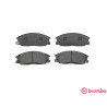 Jogo de 4 pastilhas de freio BREMBO P 30 013