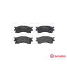Jogo de 4 pastilhas de freio BREMBO P 30 016