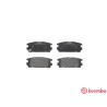 Jogo de 4 pastilhas de freio BREMBO P 30 021