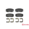 Jogo de 4 pastilhas de freio BREMBO P 30 031