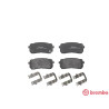 Jogo de 4 pastilhas de freio BREMBO P 30 035