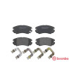 Jogo de 4 pastilhas de freio BREMBO P 30 043