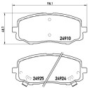 Jogo de 4 pastilhas de freio BREMBO P 30 045
