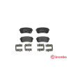 Jogo de 4 pastilhas de freio BREMBO P 30 051