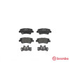 Jogo de 4 pastilhas de freio BREMBO P 30 054