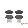 Jogo de 4 pastilhas de freio BREMBO P 30 065