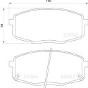 Jogo de 4 pastilhas de freio BREMBO P 30 077