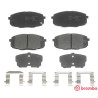 Jogo de 4 pastilhas de freio BREMBO P 30 077