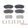 Jogo de 4 pastilhas de freio BREMBO P 30 086