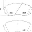 Jogo de 4 pastilhas de freio BREMBO P 30 093