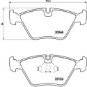 Jogo de 4 pastilhas de freio BREMBO P 36 007