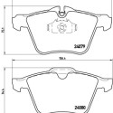 Jogo de 4 pastilhas de freio BREMBO P 36 019