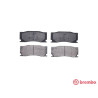 Jogo de 4 pastilhas de freio BREMBO P 36 023