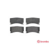 Jogo de 4 pastilhas de freio BREMBO P 36 024