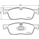 Jogo de 4 pastilhas de freio BREMBO P 36 035