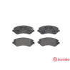 Jogo de 4 pastilhas de freio BREMBO P 37 007