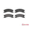 Jogo de 4 pastilhas de freio BREMBO P 37 008