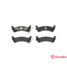 Jogo de 4 pastilhas de freio BREMBO P 37 012