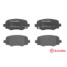 Jogo de 4 pastilhas de freio BREMBO P 37 020