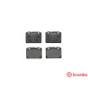 Jogo de 4 pastilhas de freio BREMBO P 41 001