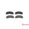 Jogo de 4 pastilhas de freio BREMBO P 41 002