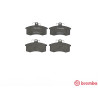 Jogo de 4 pastilhas de freio BREMBO P 41 003
