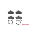 Jogo de 4 pastilhas de freio BREMBO P 41 004