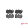 Jogo de 4 pastilhas de freio BREMBO P 44 005